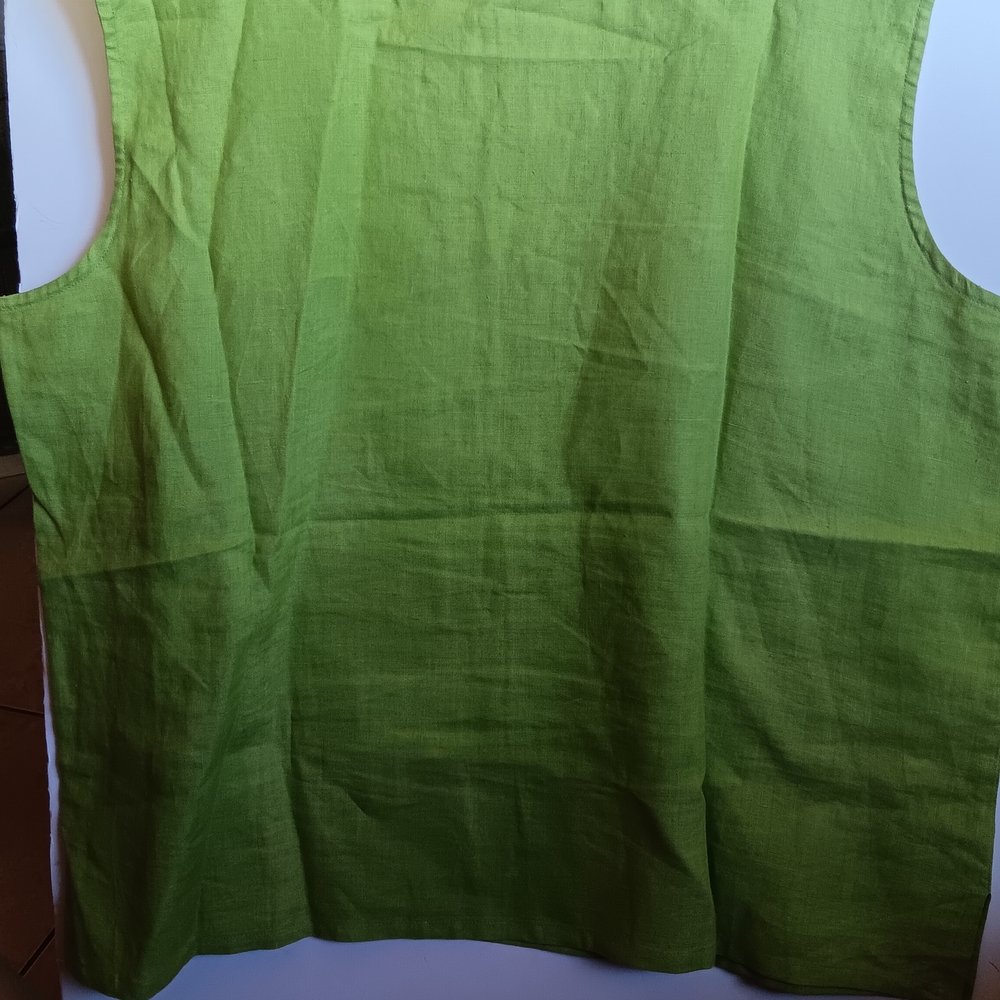 JSONG 100% Linen Tank Top - Picture 3 of 6